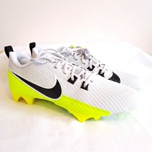Nike Vapor Edge Speed 360 2 Platinum Volt Football Cleats